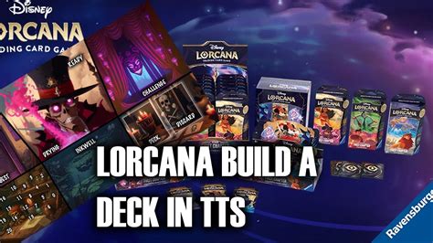 tabletop simulator lorcana  Similar to a mouse pad, these mats are meant to protect your card collection as well as your tabletop